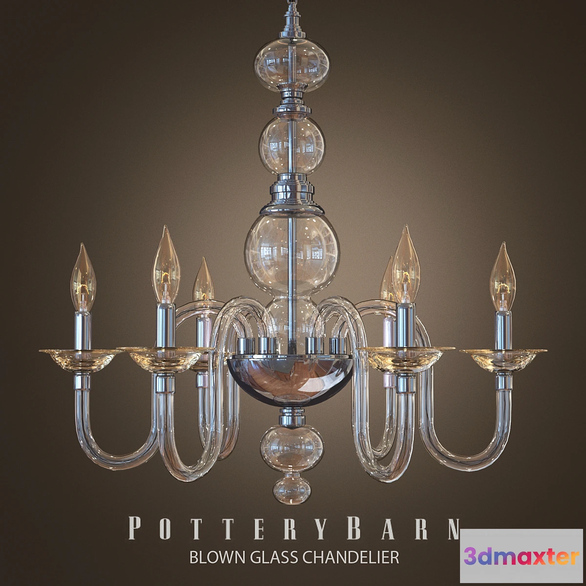 888124 - Blown Glass Chandelier