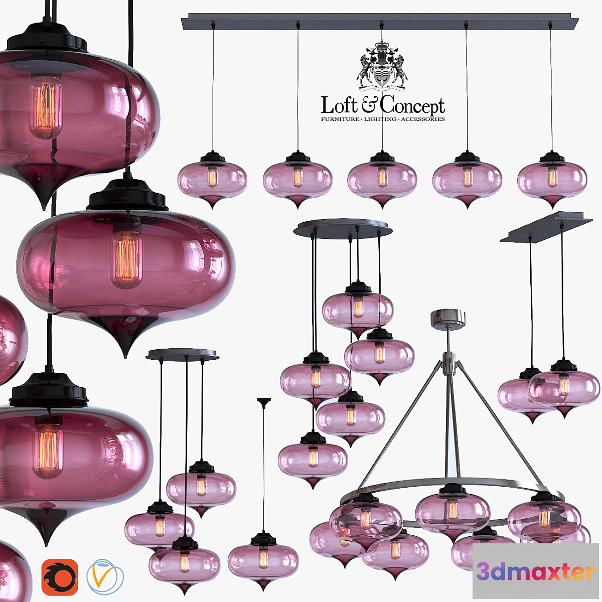 888260 - HANGING LAMP MINARET PENDANT