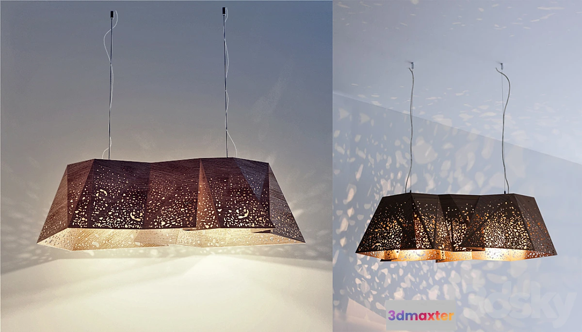 888408 - Plywood Chandelier