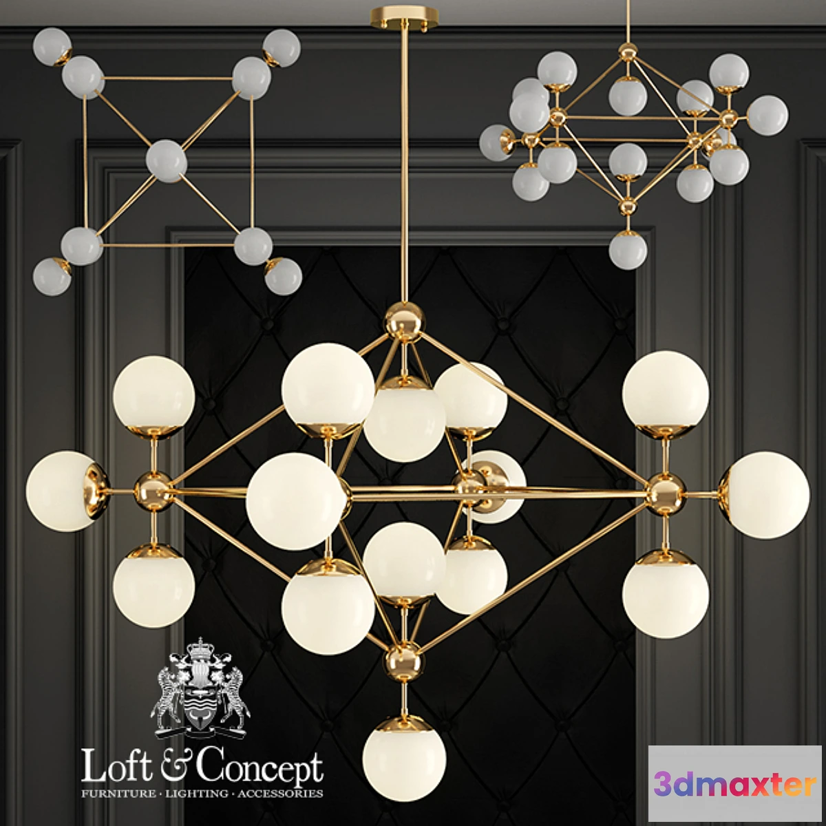 901638 - Modo Chandelier Gold Chandelier 15 - No.4
