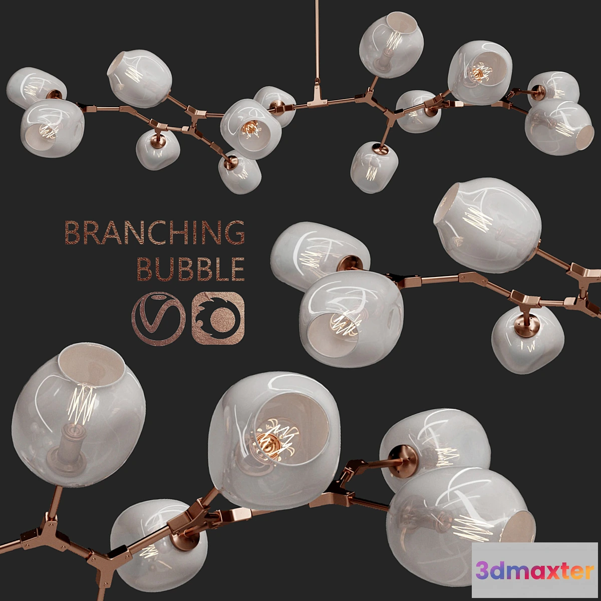 901764 - Branching bubble 13 lamps - No.4