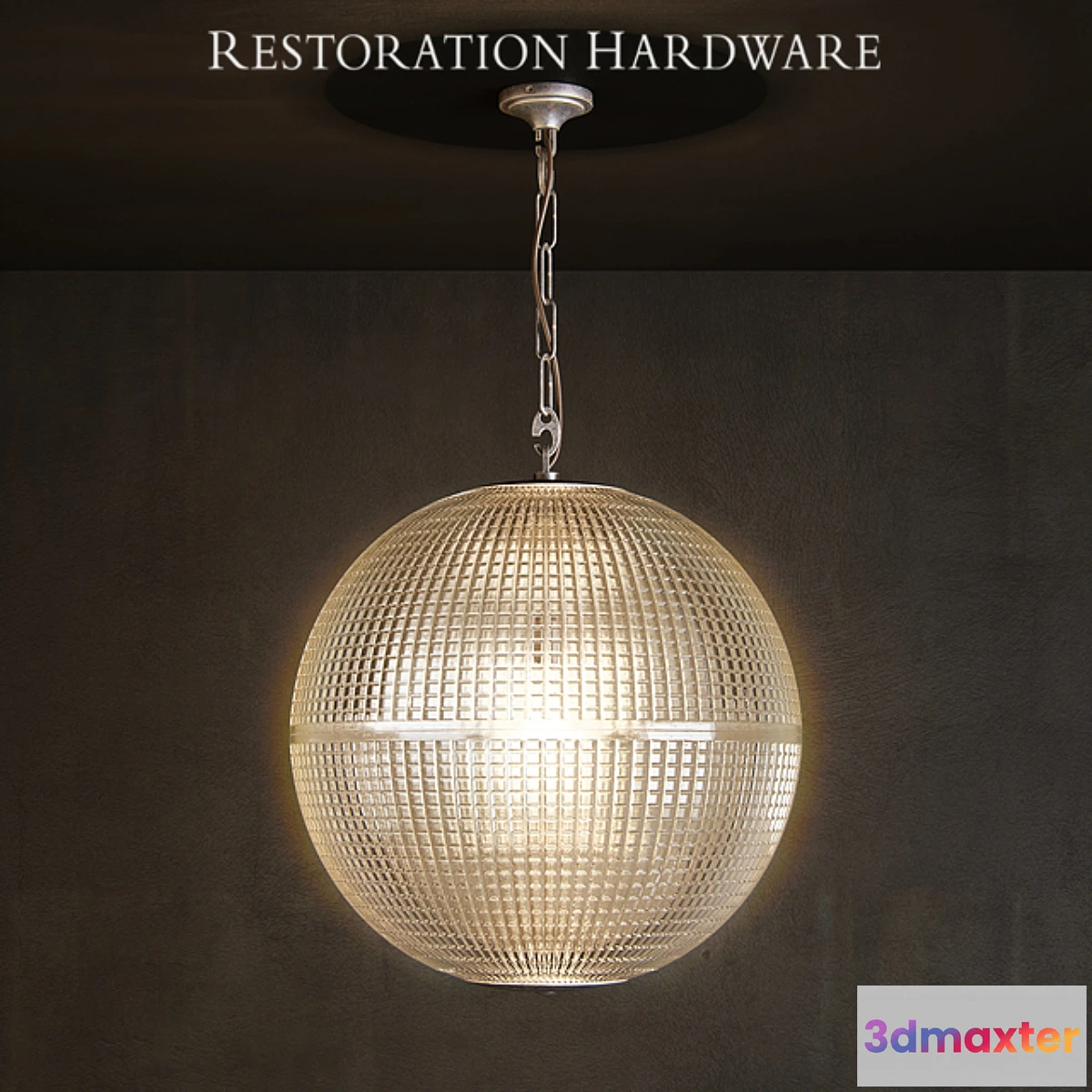 901832 - Restoration hardware prismatic globe pedant 16 inch - No.2