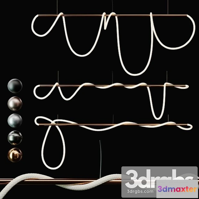 984300 - 3Luke Lamp Pendant Light Tracer Bar 2