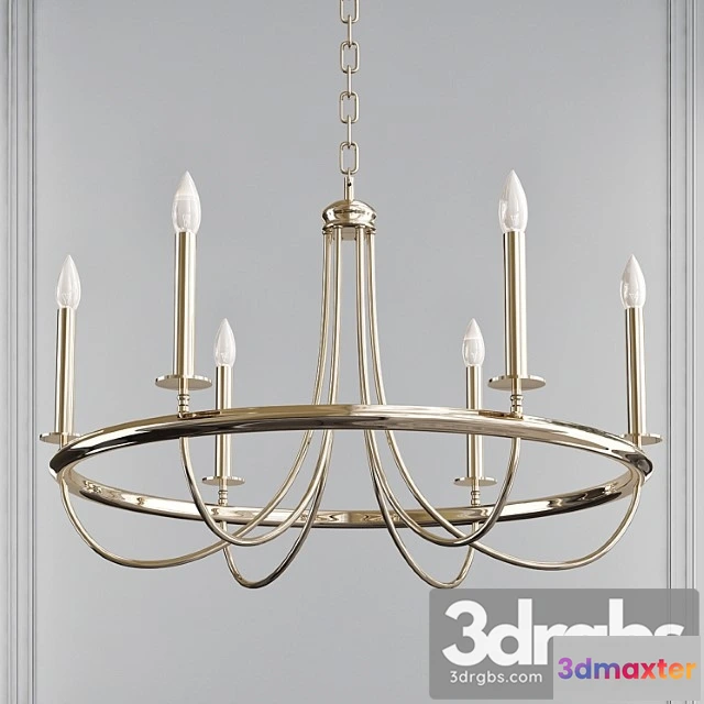 984318 - 6 Light Candle Style Classic Traditional Chandelier