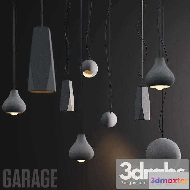 984402 - A Set Of Fixtures Garage Factory