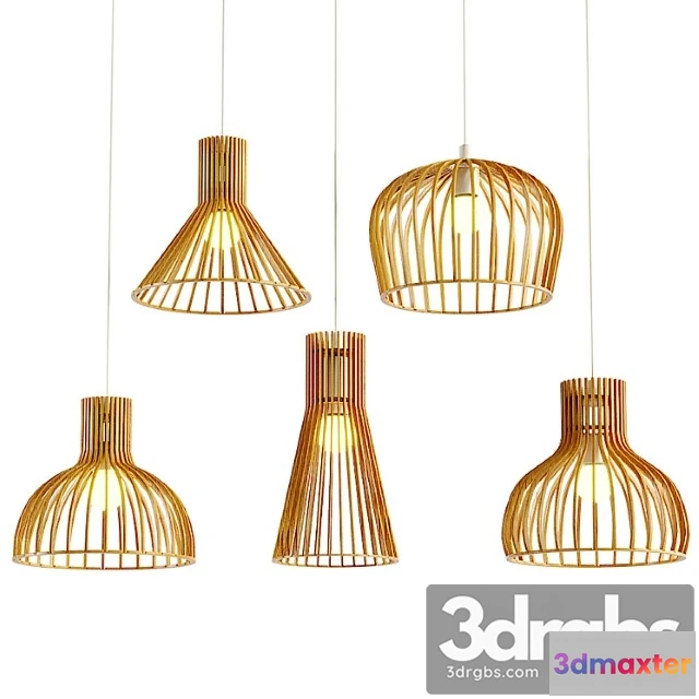 984510 - Aliexpress Wooden Hanging Lamp Set 2