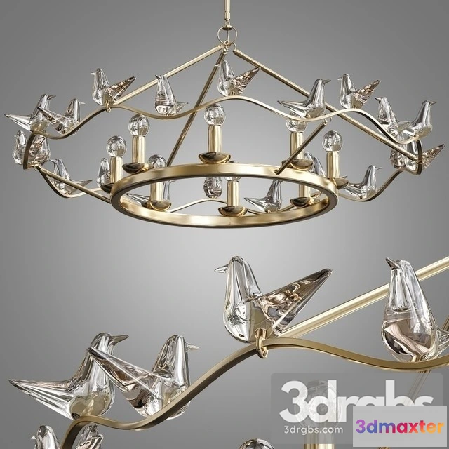 984722 - Arteriors Dove Chandelier