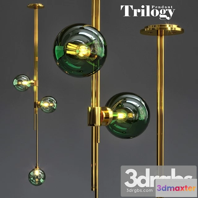 984740 - Articolo lighting trilogy pendant