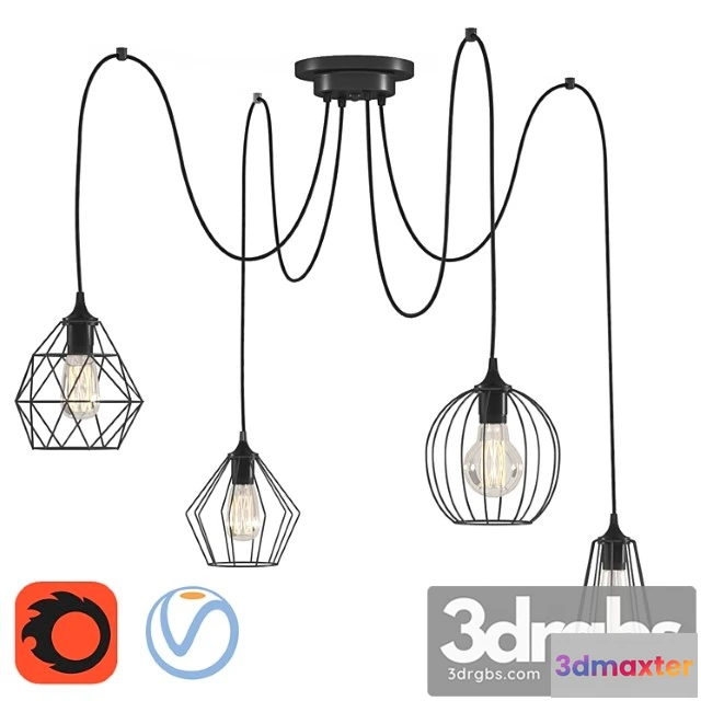 984844 - Bagira chandelier 4 lights