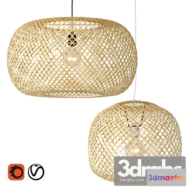 984876 - Bamboo chandelier la redoute ezia