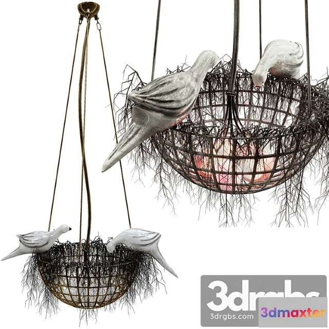 984998 - Bird Nest Pendant Light