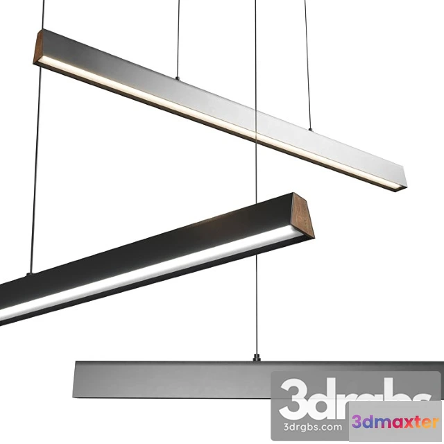 985006 - Blackjack Lighting Flair Kitchen Island Linear LED Pendant