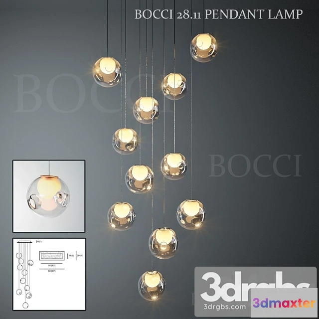 985028 - Bocci 28 11 Pendant Lamp Rectangle