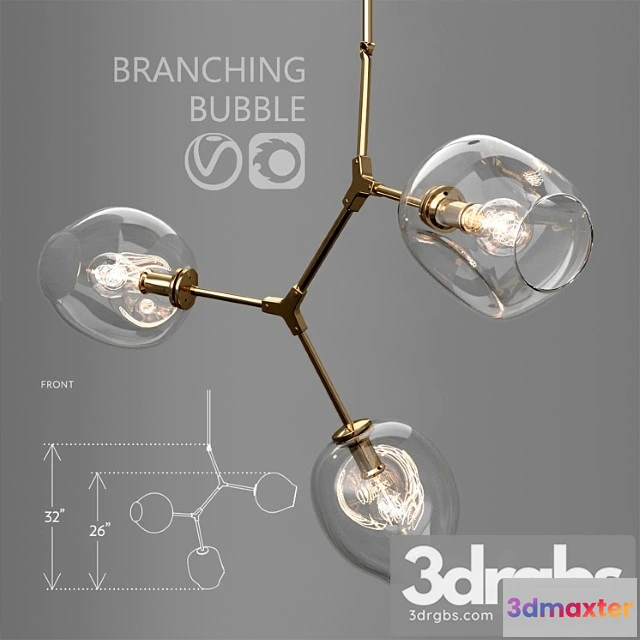 985104 - Branching Bubble 3 Lamps 9