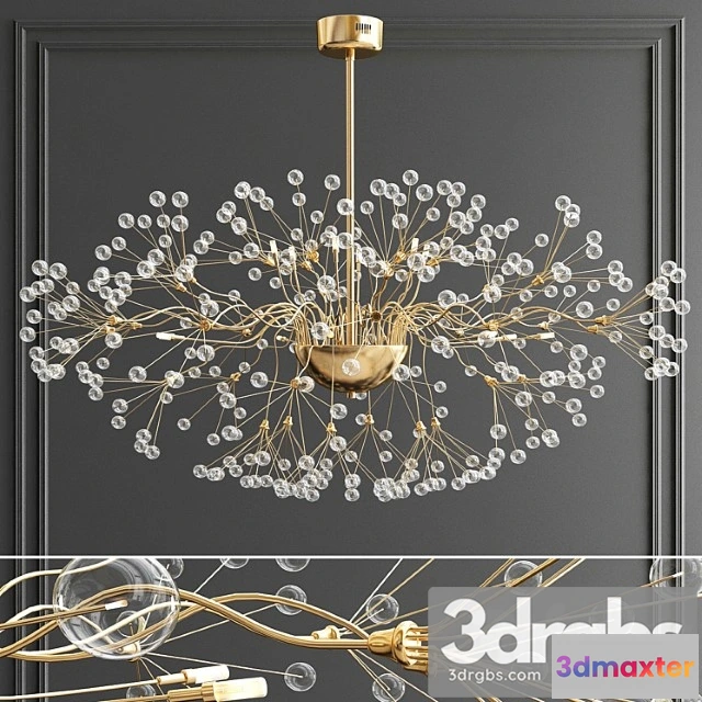 985114 - Branching Bubbles Chandelier