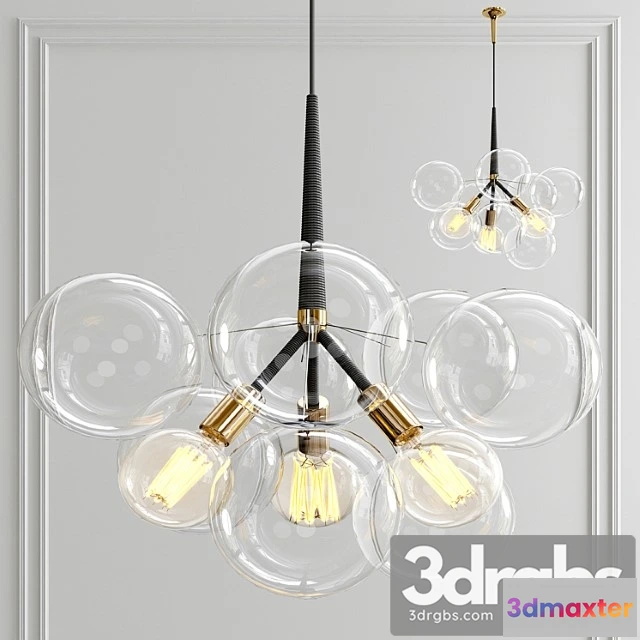 985210 - Bubble Chandelier By Pelle