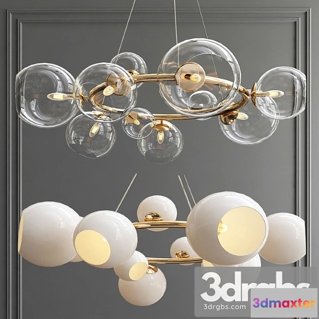 985220 - Bubbles 9-light chandelier