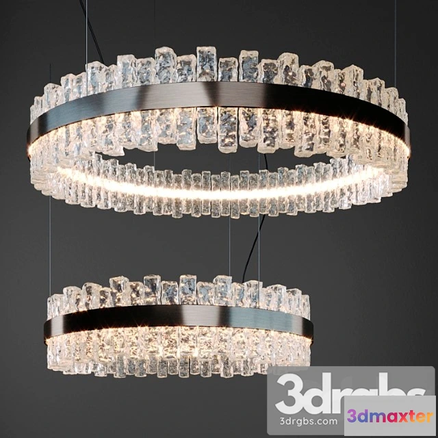 985380 - Cattelan Italia Phoenix Ceiling Lamp Circle 64cm And 90cm Width