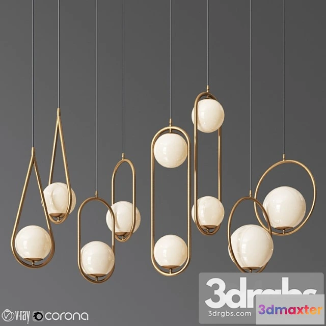 985422 - Ceiling light collection 22 - 4 type