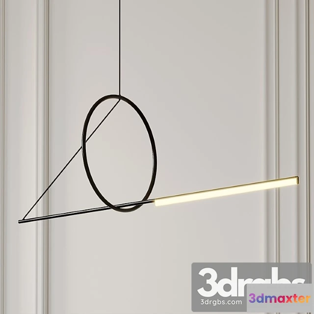 985468 - Cercle Et Trait Linear Suspension By Cvl Luminaires