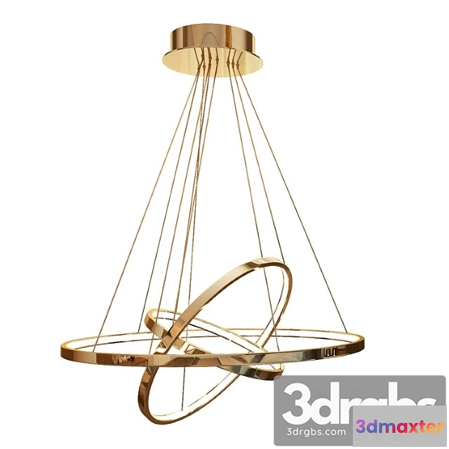 985586 - Chandelier Contemporary Hanging Rings Led