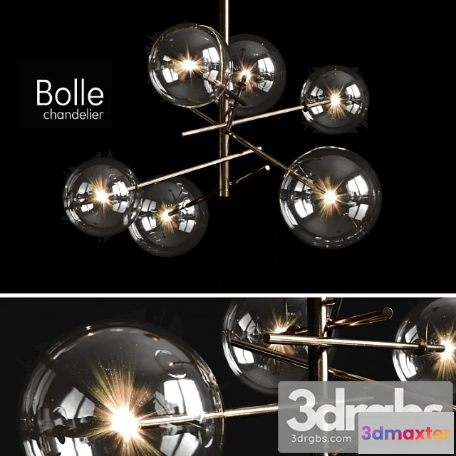 985656 - Chandelier Gallotti Radice Bolle 6 Lights