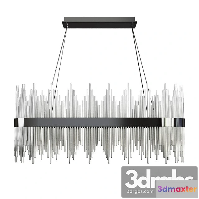 985670 - Chandelier Glass Chrome Garda Decor