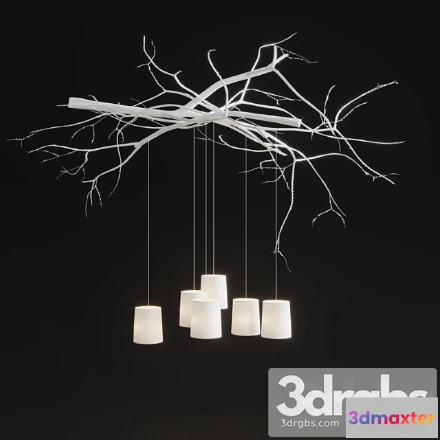 985676 - Chandelier handmade in chalet style