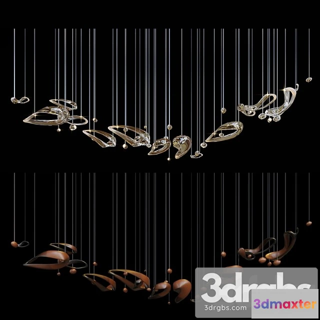 985762 - Chandelier Light Vargov 3