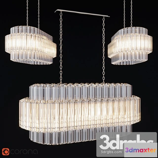 986056 - Chandelier vittoria rectangle
