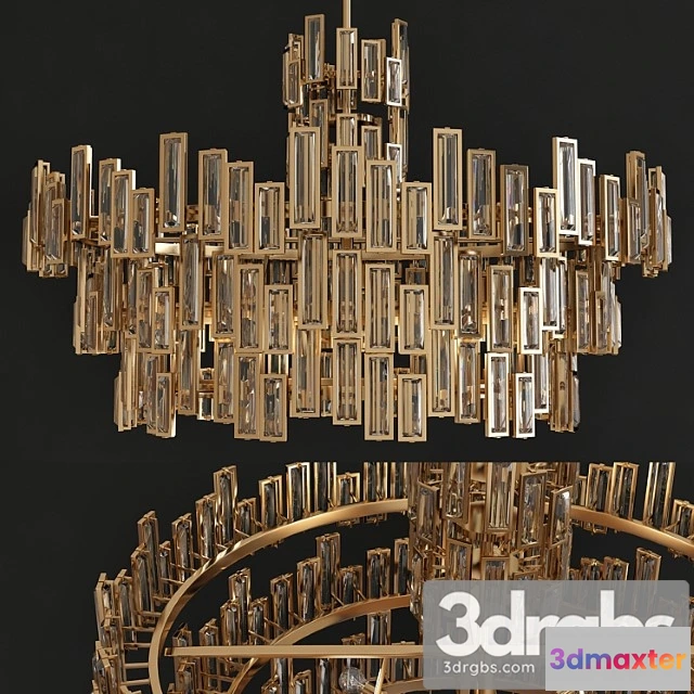 986118 - Chic gold chandelier modern metropolitan