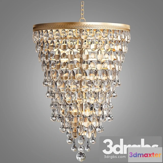 986184 - Clarissa Glass Drop Pendant 1