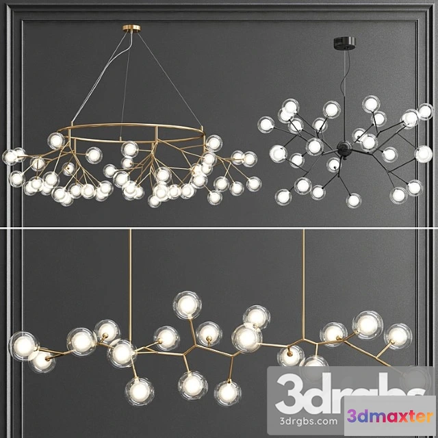 986258 - Collection of double glazed lampshades