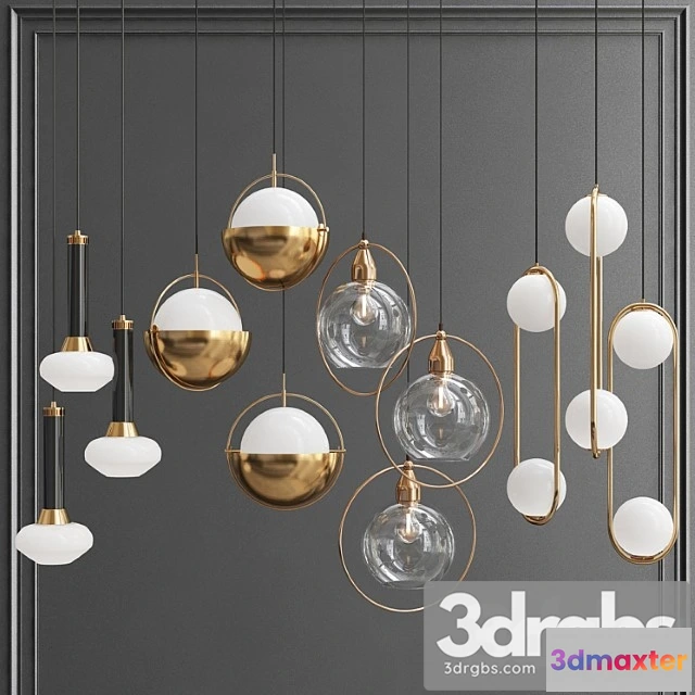 986272 - Collection of pendant lights