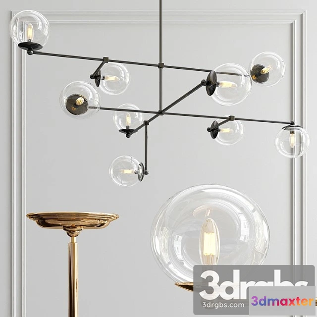 986300 - Communique 9 Light Oiled Bronze Chandelier