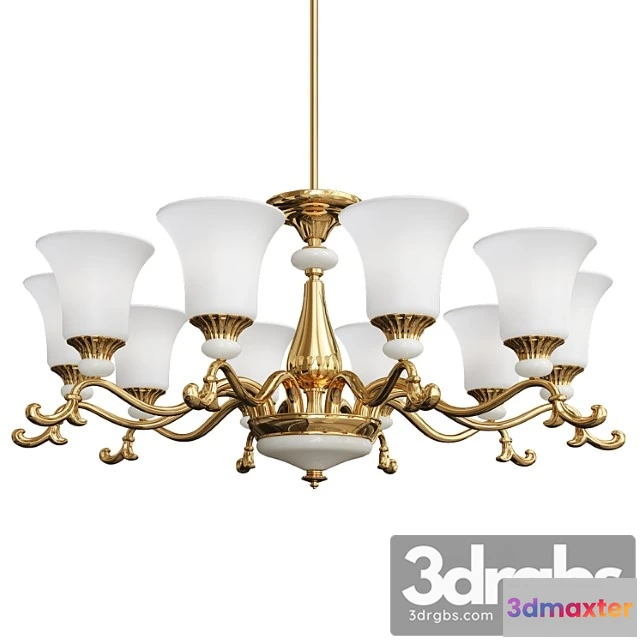 986326 - Contemporary clean copper chandelier 2