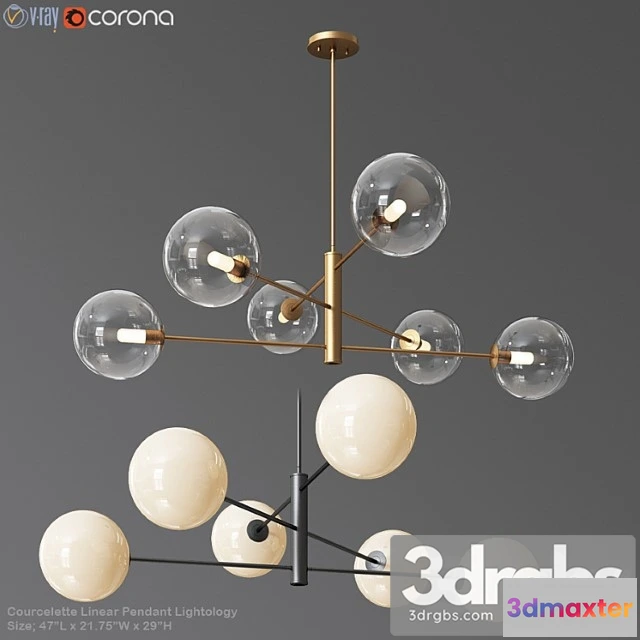 986396 - Courcelette linear pendant lightology