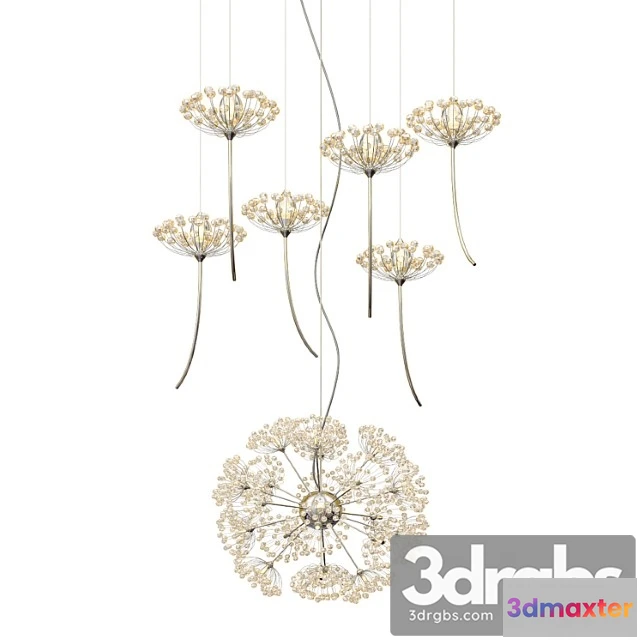 986448 - Crystal Dandelion Chandelier Northern European Style 2
