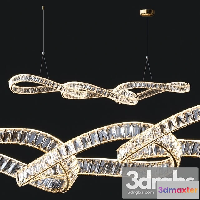 986462 - Crystal Linear Chandelier 5