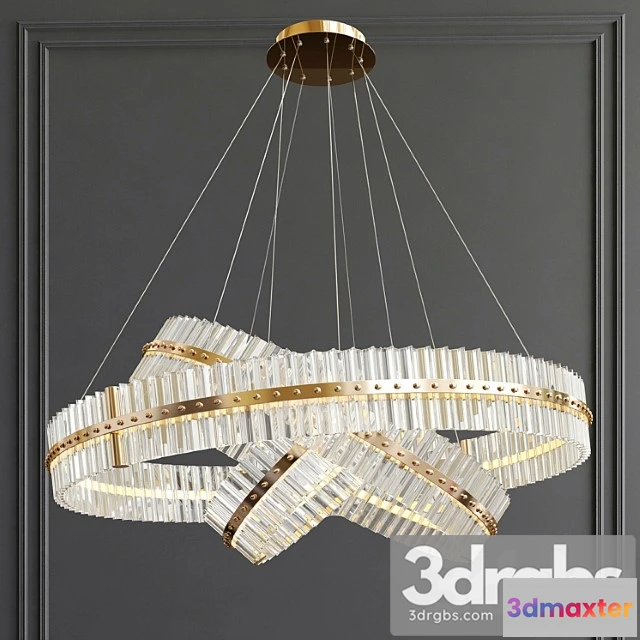 986574 - Decorative Ring Glass Chandelier