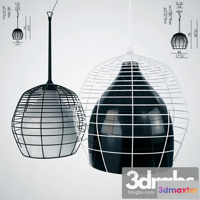 986644 - Diesel By Foscarini Cage Pendant 1