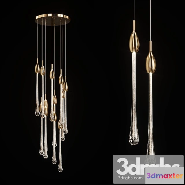 986698 - Drop shaped pendant lamp fial b
