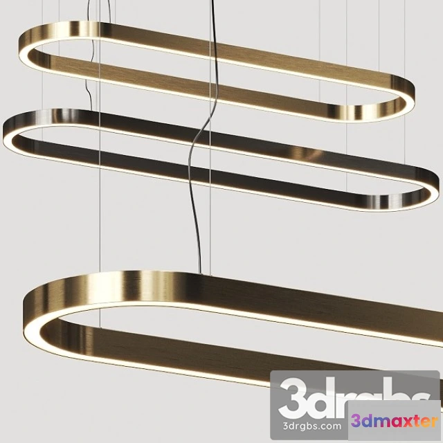 986956 - Euroluce Lampadari Profile Oval Pendant Lamp