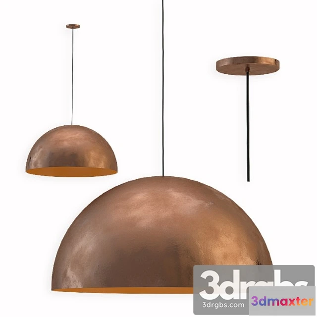 986986 - Fabbian copper pendant lamp