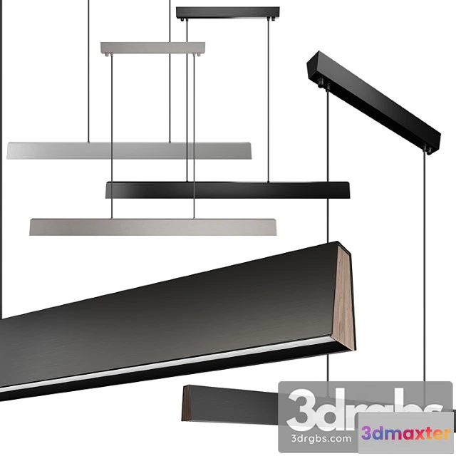 987248 - Flair LED Linear Suspension Light by Blackjack