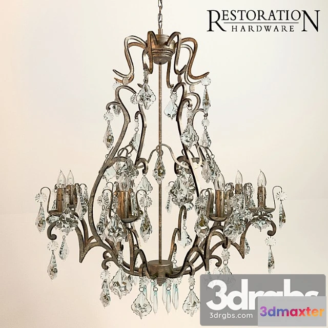 987270 - Florian Mercury Glass Chandelier
