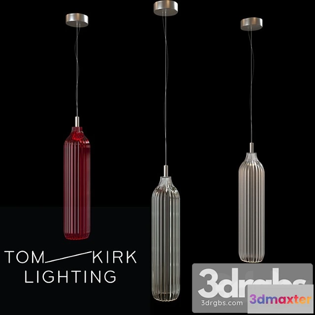 987348 - Flute pendant by tom kirk lighting