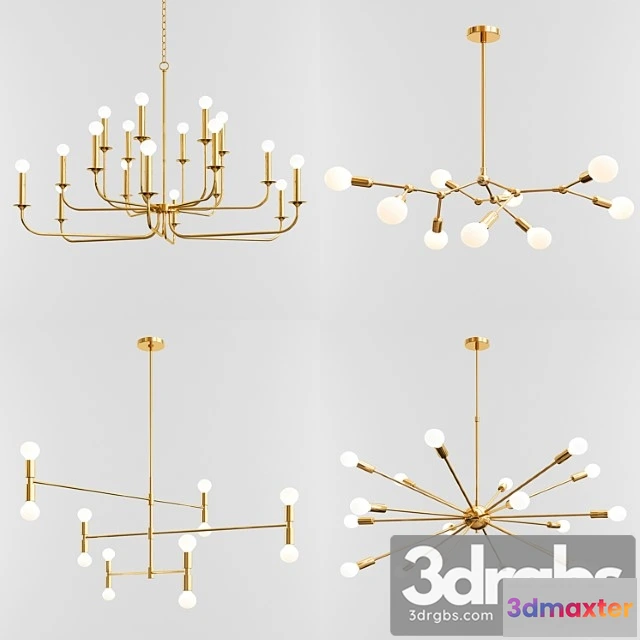 987394 - Four exclusive chandelier collection 2