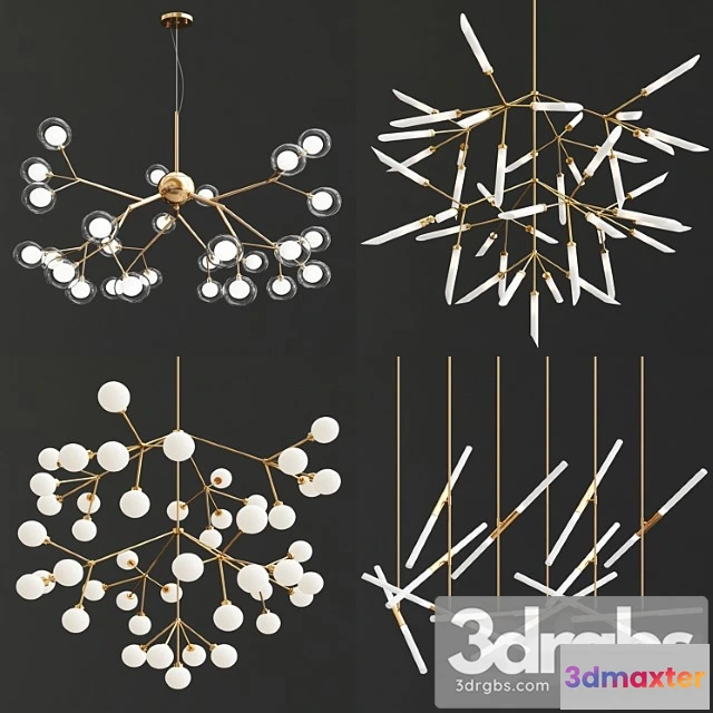 987396 - Four exclusive chandelier collection 22