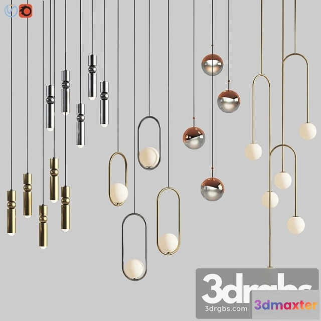 987428 - Four Hanging Light Set 01